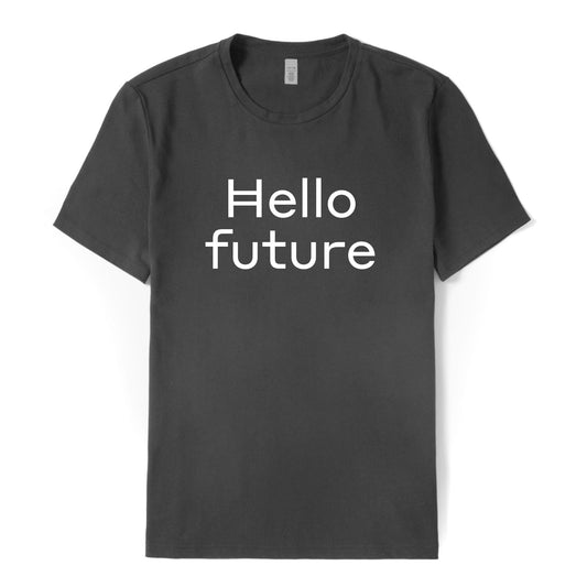 "Hello Future" T-shirt (large font)